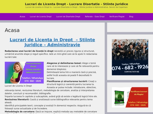 Screenshot of lucrari-licenta-drept.com